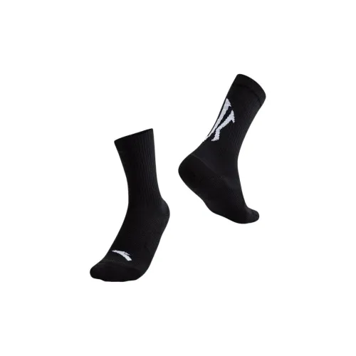 Anta 1 Pack Основной Черный Мужские Носки до Колена