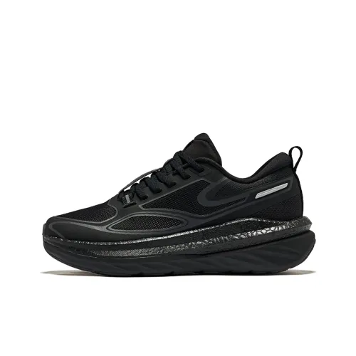 Erke Беговые кроссовки Low Top Глубокий черный Угольно-серый Женские