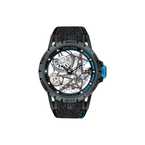 Roger Dubuis Автоматический Механический Часы Мужские Kings Racing Series 45 мм Скелет