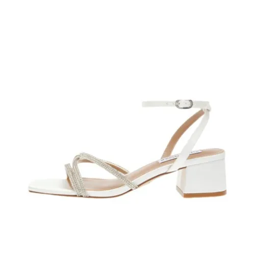 STEVE MADDEN One Ремешок Сандалии 4,5 см Женские Белые