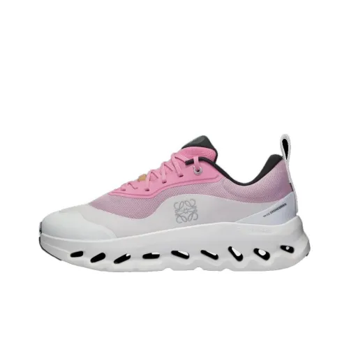 LOEWE x On Running Slip-resistant Low Top Casual Running Shoes Men's Pink LOEWE x On Running Низкий топ противоскользящие повседневные беговые кроссовки мужские розовые