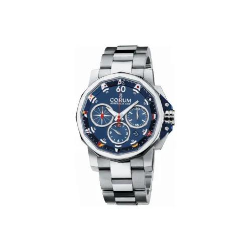 Corum ADMIRAL Collection Автоматический Механический Механизм Мужские Часы Часы 44 мм Синий Циферблат