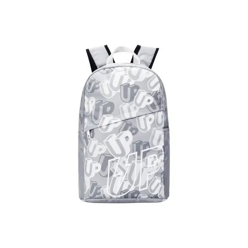 TURN UP Нейлон Рюкзак Унисекс Серебристо-Серый