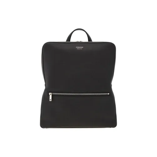 FERRAGAMO Телячья кожа Рюкзак Мужской Черный