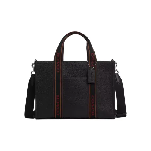 COACH Smith Кожа Тоут Сумка Сумка для покупок Сумка через плечо Сумка на одно плечо Большая женская