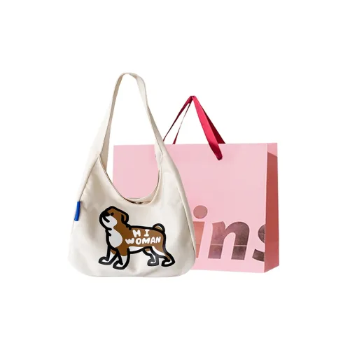 WHEELY BABY + Нейлоновая сумка через плечо стандартная женская черная белая