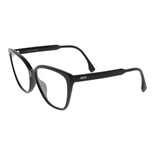 FENDI Ацетатные оправы для очков "Кошачий глаз" Женские Черные