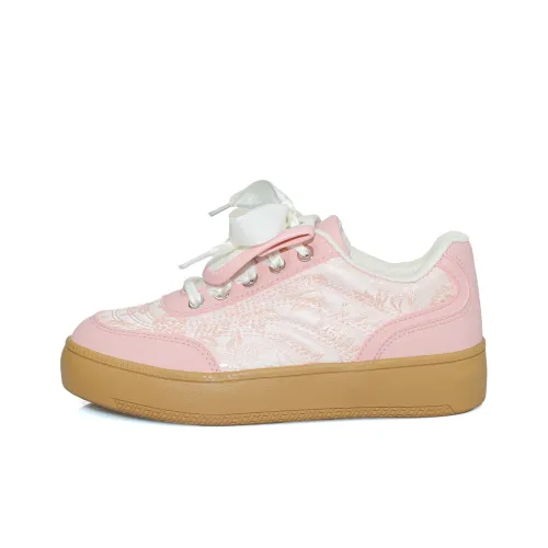 B10CROWN Легкие и Дышащие Низкие Кроссовки для Скейтбординга Женские Розовые