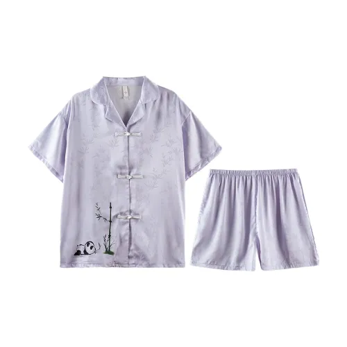 Q'NIANMA Пижамный комплект Женские Далекая гора Фиолетовый