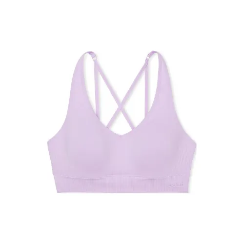 Victoria's Secret Розовый Бесшовный Воздух Средний Impact Спортивный Бюстгальтер Фиолетовый Бюстгальтер Женские Фиолетовый