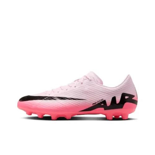 Nike Air Zoom Vapor 15 HG Твердый Ground Твердый грунт Устойчивый к истиранию Футбольные бутсы Мужской Розовый черный