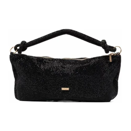 CULT GAIA Ткань Пэчворк Кристальная Сумка Женская Черная