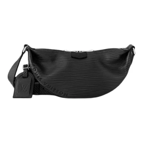 LOUIS VUITTON Epi XL Коровья кожа Сумка Сумка через плечо Сумка через плечо Маленькая Мужская Черная