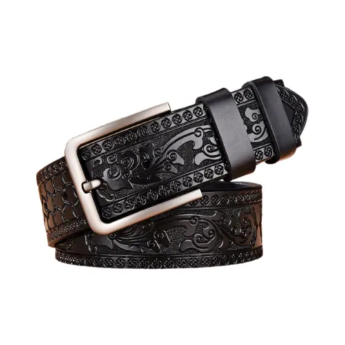 JKEM Коровья кожа Сплав Кожаные ремни Мужской 3,8