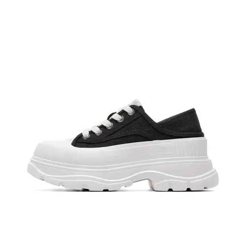 ST SAT Низкий топ Повседневная обувь Женская Черный