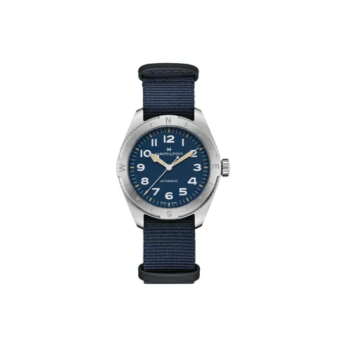 HAMILTON Автоматический Механический Часы Мужские Khaki Field Series 41мм*41мм*11,5мм Синий