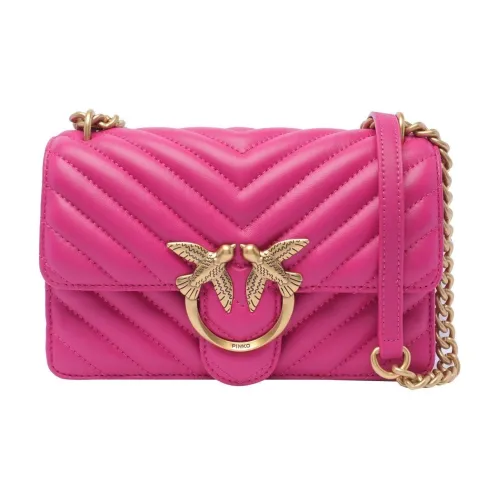 PINKO Овчина Сумка через плечо Сумка на плечо Женская Фуксия