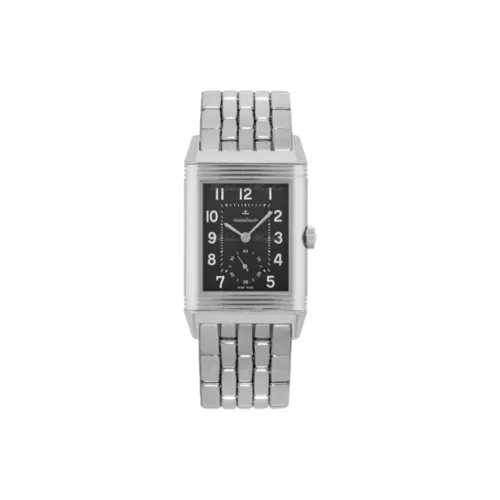 Jaeger LeCoultre Механизм с ручным заводом Мужские часы Flip Collection REVERSO 48,5мм*30мм*10,2мм Черный