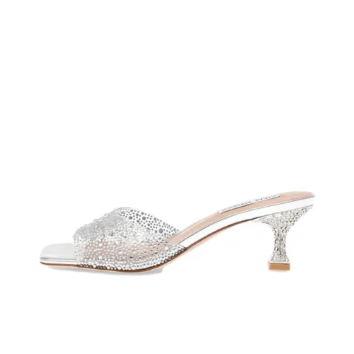 STEVE MADDEN Слипоны Женские Серебряные