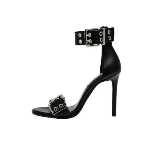STEVE MADDEN One Ремень Сандалии 10,5 см Женские Черные