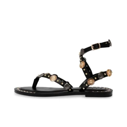 STEVE MADDEN One Ремешок Сандалии 0,8 см Женские Черный