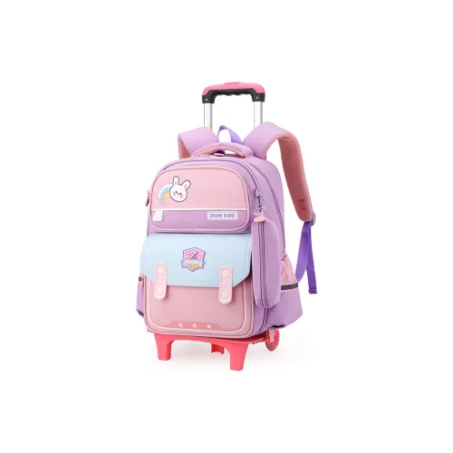 Natural Fish Oxford Student Bag Standard Royal Blue Sky Blue Pink Purple