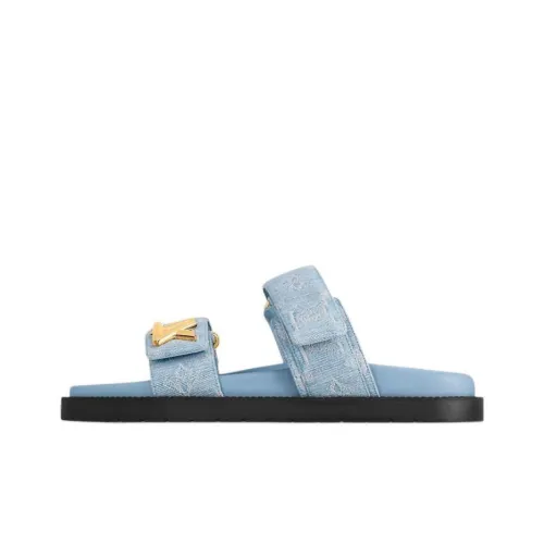 LOUIS VUITTON Sunset Слипоны Женские Blue