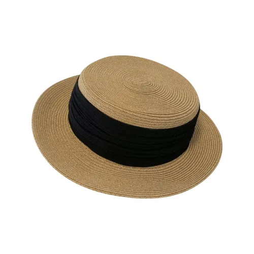 Haoguan Соломенная плетеная шляпа с защитой от солнца Женская