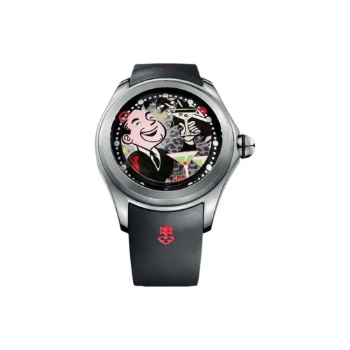Corum Автоматический Механический Механизм Мужские Часы Bubble Collection 52 мм Черные