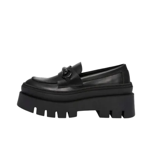 STEVE MADDEN Лоферы 7,5 см Женские Черные