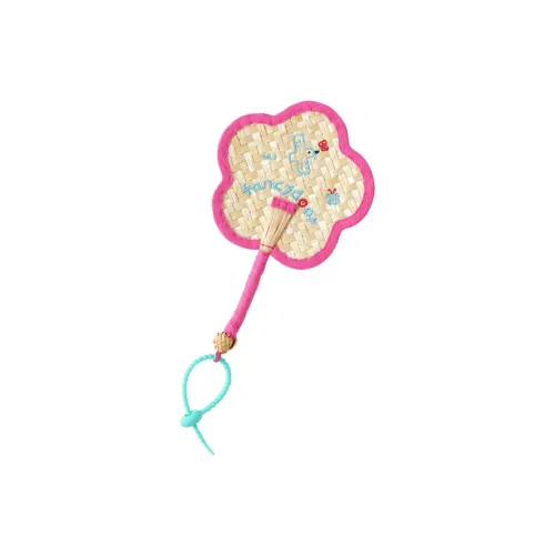 X3COMMUNE Вышитый Веер с Бамбуком и Банановым Листом Дизайн Игрушки