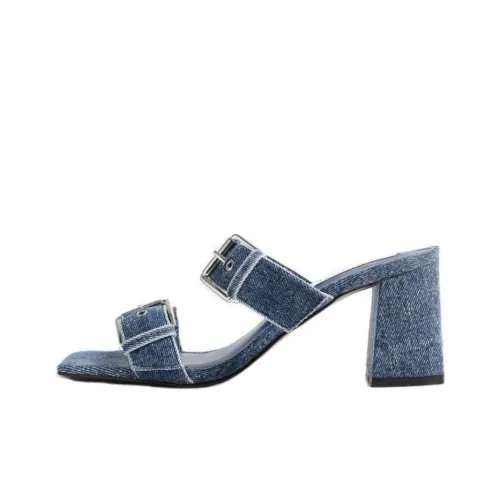 STEVE MADDEN Резиновая подошва противоскользящие устойчивые к истиранию слипоны женские синий