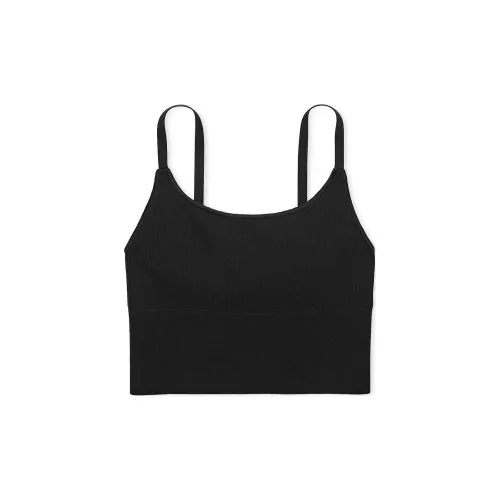 Victoria's Secret Розовый Бесшовный LONGLINE Scoop Бюстгальтер Чисто Черный Бюстгальтер Женские Чисто Черный