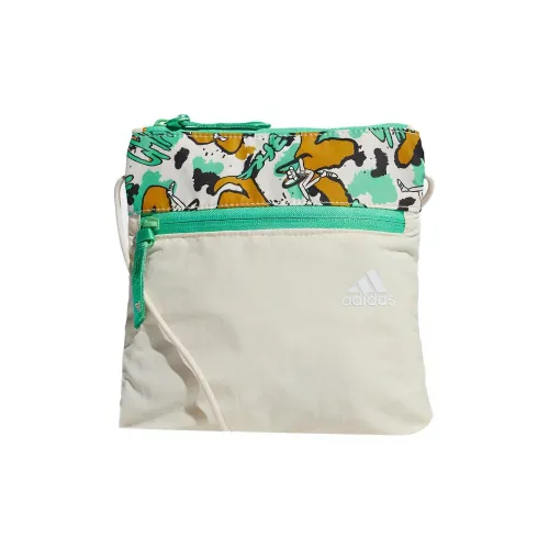 Adidas Полиамидная Нейлоновая Сумка через плечо Стандартная Унисекс Молочно-белая