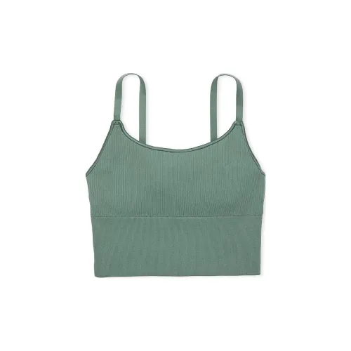 Victoria's Secret Розовый Бесшовный LONGLINE Scoop Бюстгальтер Свежий Лес Бюстгальтер Женские Свежий Лес