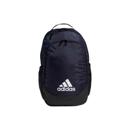 Adidas Polyester Backpack Unisex Marine Blue