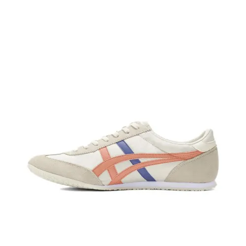 Onitsuka Tiger Machu Racer Повседневный Низкий Топ Бежевый/Оранжевый Унисекс