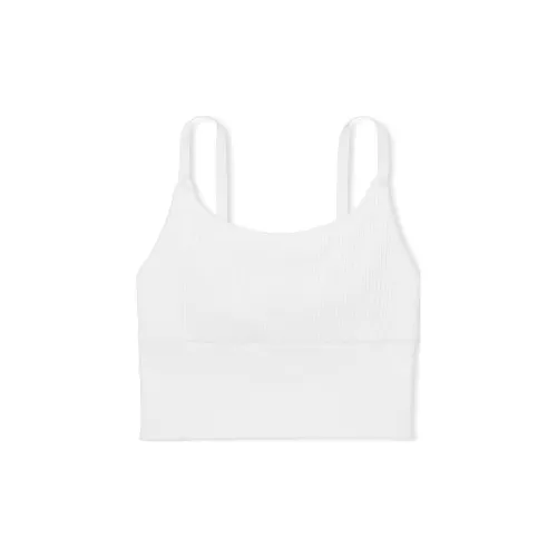 Victoria's Secret Розовый Бесшовный LONGLINE Scoop Бюстгальтер Optic Белый Бюстгальтер Женские Optic Белый