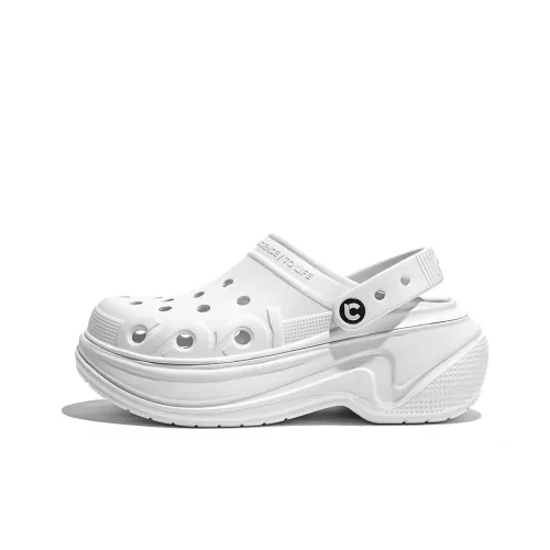 Прохладный Trend series Сабо Женские Перьевой белый