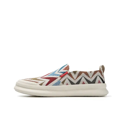 Kemaron Canvas Shoes Low Top Ecru Men's