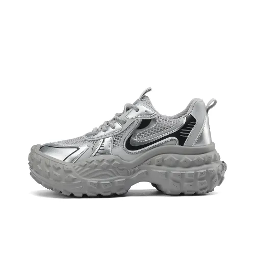 D Fuse SCANDINAVIA Tire Обувь Амортизаторы Slip-resistant Abrasion-resistant Низкий топ Толстая подошва Кроссовки Женские