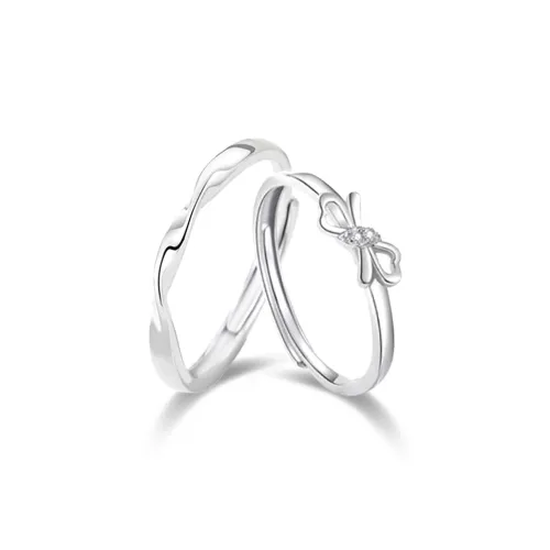 CANHUI Сплав Любовь Узел Парные кольца Унисекс