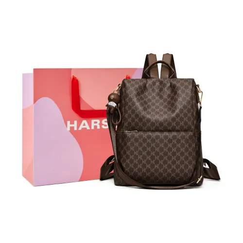 HARSON Синтетическая кожа Легкий Рюкзак Обычный Женский Кофейный