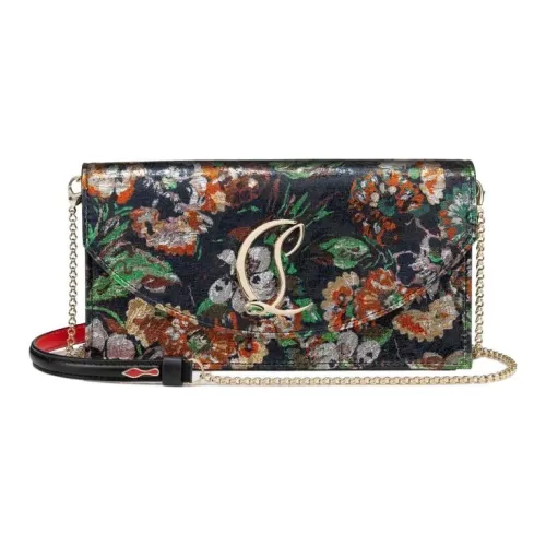 CL LUBOTING Люрекс Сумка через плечо Сумка на плечо Женская Черная