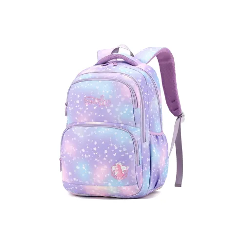 Natural Fish Нейлоновая Сумка для Студентов Фиолетовая Синяя Розовая