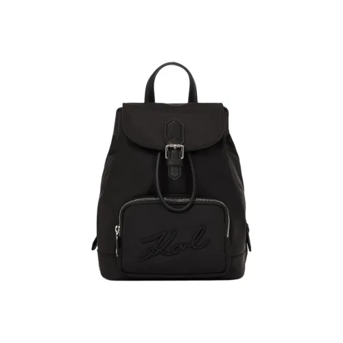 KARL LAGERFELD Нейлон Рюкзак Женские Черный