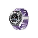 Плетеный ремешок с пряжкой - [Виноградный фиолетовый]