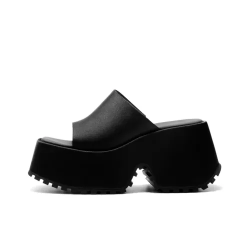 JOOC PU (полиуретан) Полиуретан Устойчивый к истиранию Слипоны Женские Классический черный