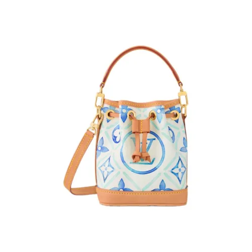 LOUIS VUITTON NOEBy The Pool Холст с кожей Сумка через плечо Сумка Женская Многоцветная