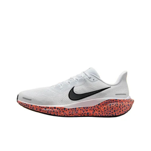 Nike Pegasus 41 Low Топ Беговые кроссовки Унисекс Белый Черный